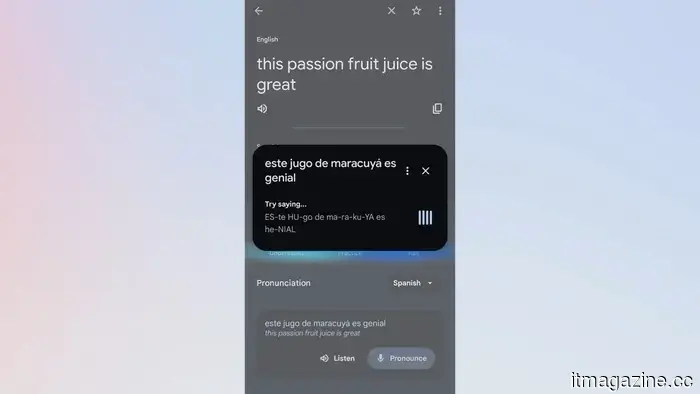 Ora puoi utilizzare Google Translate per esercitarti nella tua pronuncia con feedback AI in tempo reale.