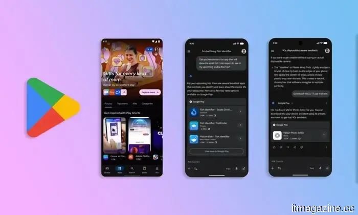 Google Play sta ottenendo anteprime di app in stile TikTok e ricerca potenziata dall'IA.