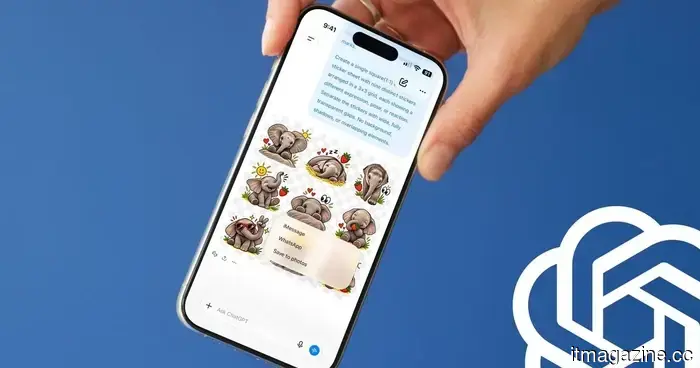 ChatGPT is now capable of transforming your photos into personalized stickers for iMessage and WhatsApp.