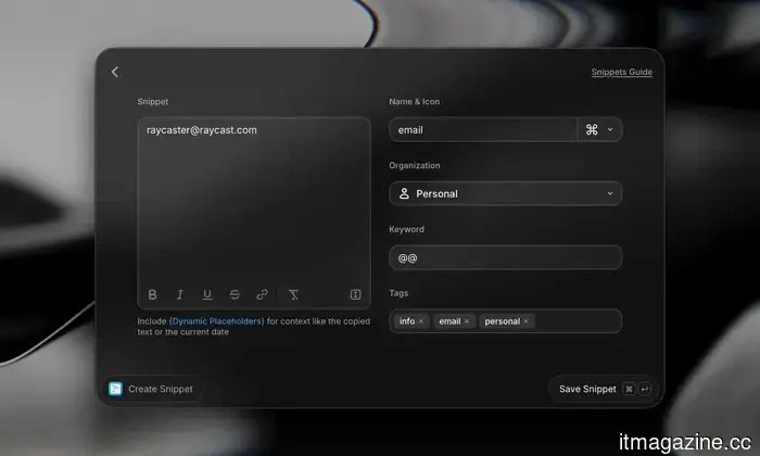 Questa nuova funzionalità di Raycast 2.0 mi sta facendo impazzire.