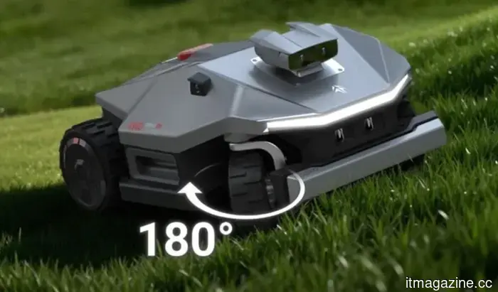 The GOKO M6 Robotic Lawn Mower Introduces Industrial Robotics into Contemporary Lawn Maintenance.