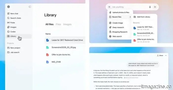 ChatGPT is receiving a significant update to enhance file management.