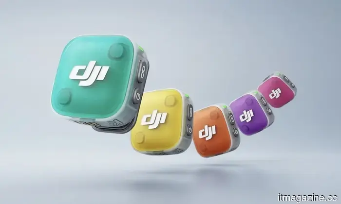 DJI Mic Mini 2 te permite combinar el color de tu micrófono con tu atuendo.