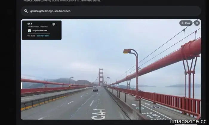 You can now explore AI-generated versions of actual locations with Google’s Project Genie.