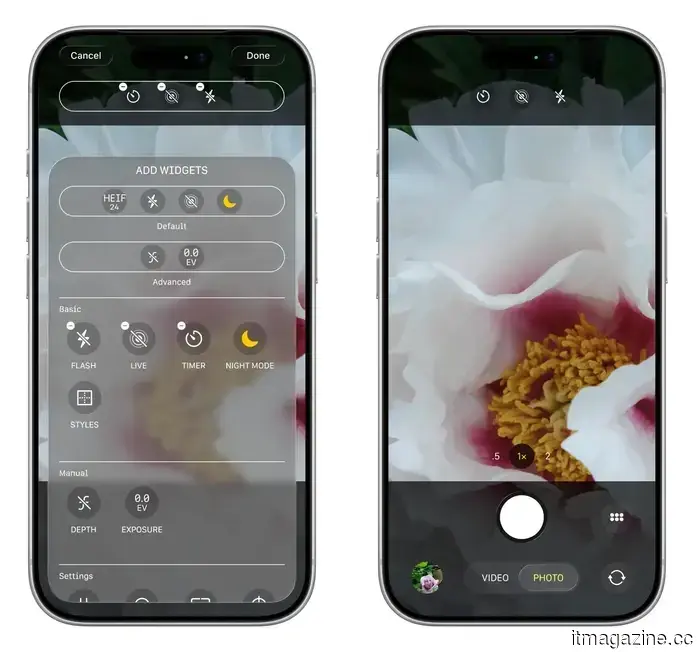 The camera app on the iPhone is set to receive a significant update, and this might be our initial glimpse of it.