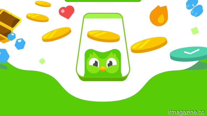 Duolingo's stock fell by 14% following a stronger-than-expected Q1 performance, as the CEO shifts focus from monetization to enhancing user engagement in the competition to reach 100 million daily users before AI advancements align.