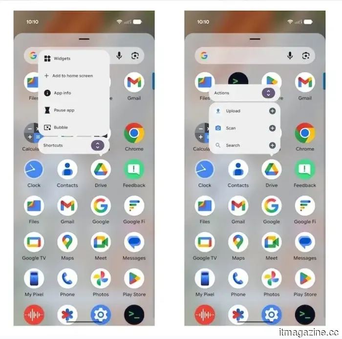 Google has released a new Android Canary build, featuring a variety of user interface changes.