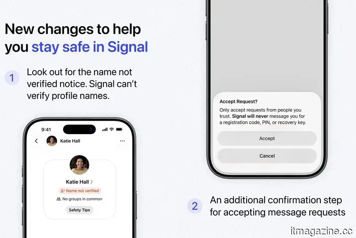 Signal Messenger aims to safeguard you against phishing through these new changes within the app.