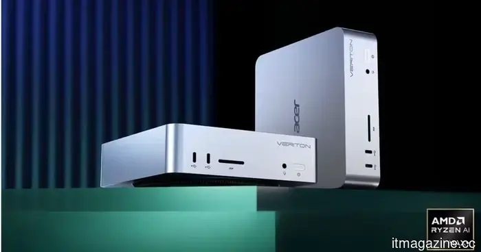 Acer представляет компактный ПК Veriton, чтобы составить конкуренцию Mac mini с AMD Ryzen и множеством возможностей ИИ.