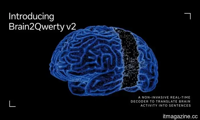 Meta’s Brain2Qwerty v2 converts thoughts into text without the need for brain implants.
