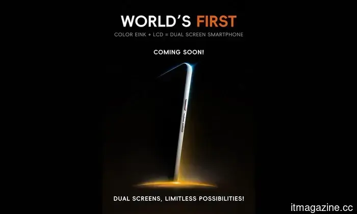 The first smartphone featuring color e-ink and LCD has just been unveiled.