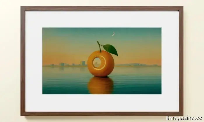 Fraimic's E Ink art frame creates artwork based on your voice and does so in a stunning manner.