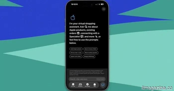 Apple's latest AI shopping assistant is capable of assisting you in selecting your next iPhone or Mac.