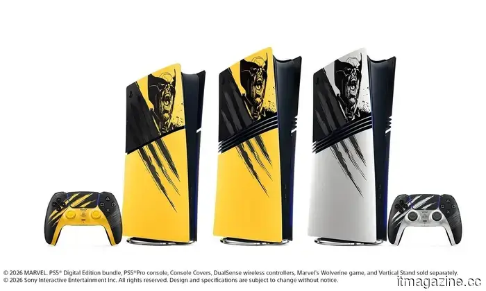 У Sony Wolverine PS5 на корпусе есть настоящие следы от когтей.