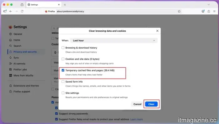 How to clear your browser cache in Chrome, Edge, Firefox, Safari, or Opera.