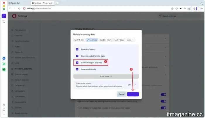 How to clear your browser cache in Chrome, Edge, Firefox, Safari, or Opera.