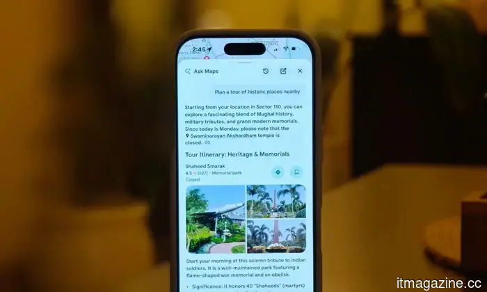 I've been utilizing "Ask Maps," and it has completely transformed my experience with Google Maps.