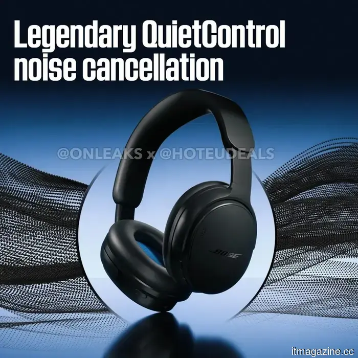 Los próximos auriculares QuietComfort de Bose aparecen en línea en seis hermosos colores.