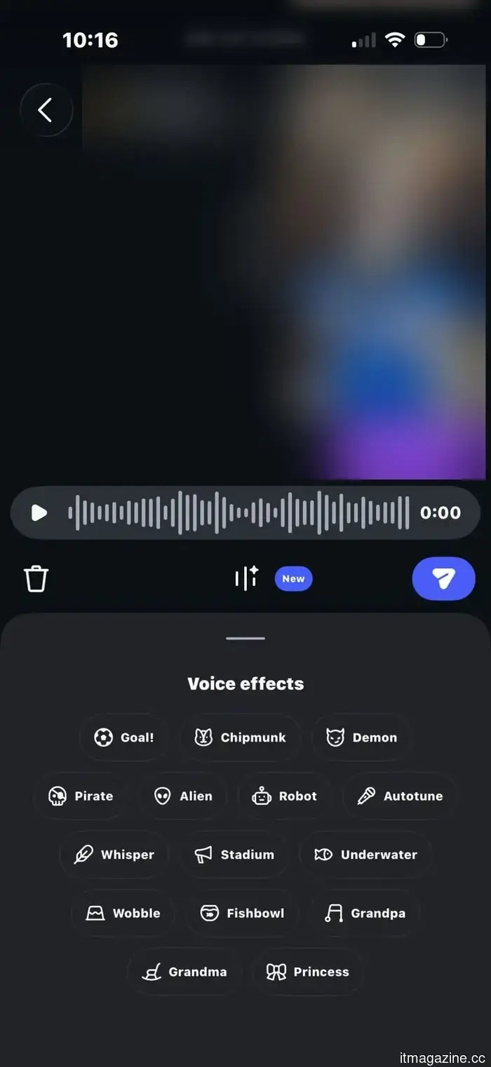 Новые эффекты голосовых сообщений в Instagram позволяют вам звучать как пират, бабушка или фанат Кубка мира.