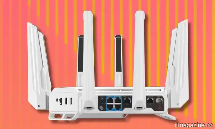 I inquired with Asus regarding their router that resembles an alien spacecraft. Its ROG lineage extends beyond just gaming.