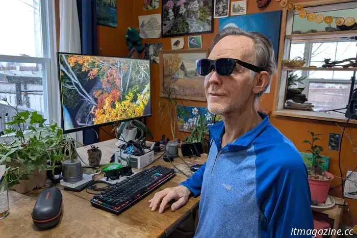 Я был поражен этими умными очками, которые превращают 2D-видео в 3D-изображение