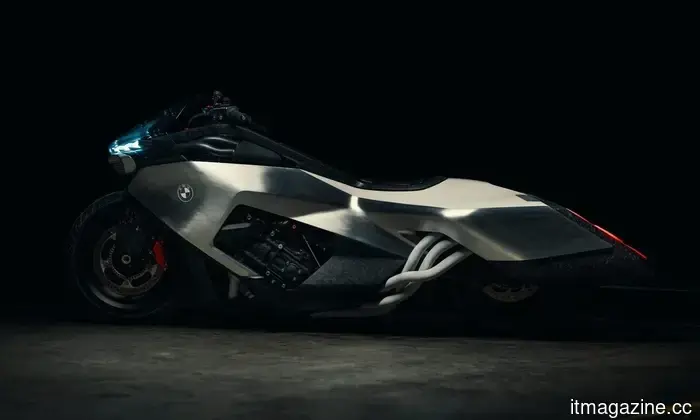 The BMW Motorrad Vision K18 is a raw metal, six-cylinder machine that will invade your motorcycle fantasies.