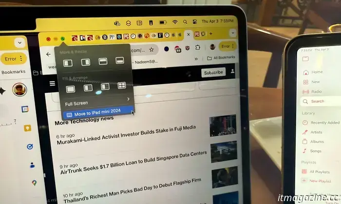 The iPad is the best external display I've used alongside a MacBook.