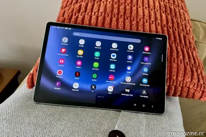 La tableta de gama media de Samsung obtiene una especificación rival del iPad Pro