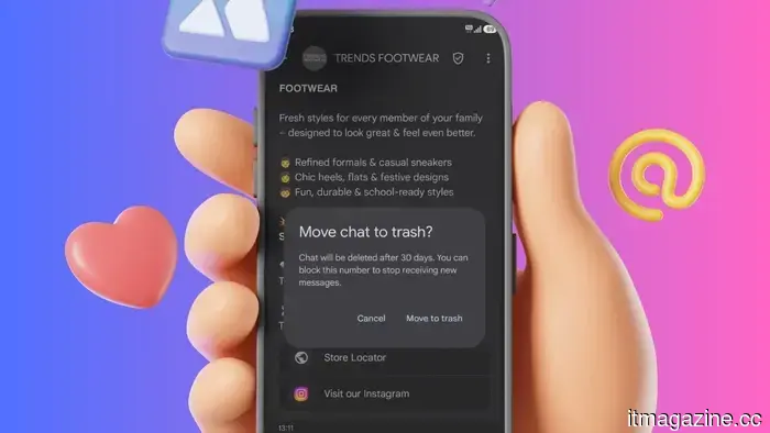 Google Messaggi ottiene una cartella Cestino per le tue chat non importanti in cui farle sobbollire