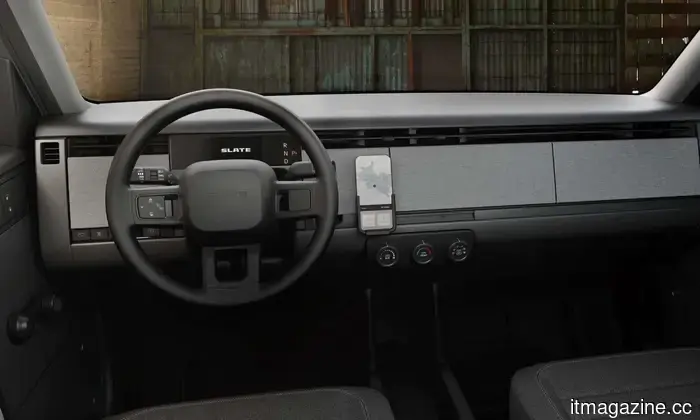 Slate’s new electric truck colors resemble those from a Crayola box.
