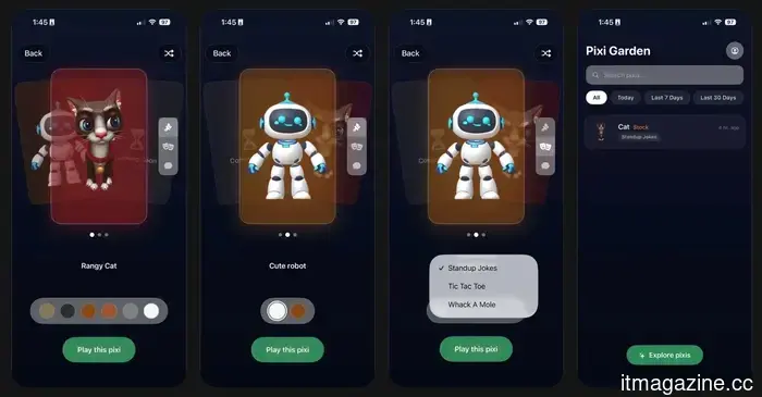 Pixi aims to enhance your dull text messages by introducing AR characters that respond to you.