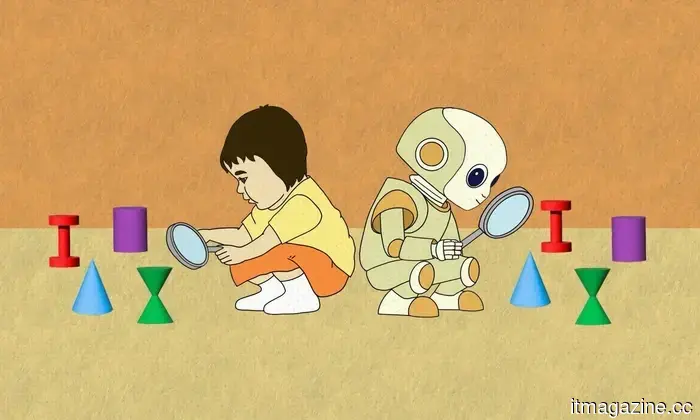 Los científicos hicieron que los robots fueran curiosos como niños pequeños, y eso les ayudó a aprender el idioma el doble de rápido.