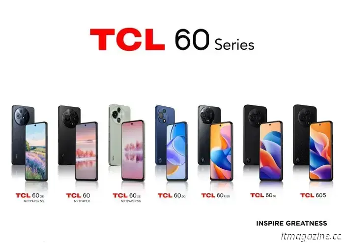 TCL introduces four additional smartphones to its TCL 60 series.