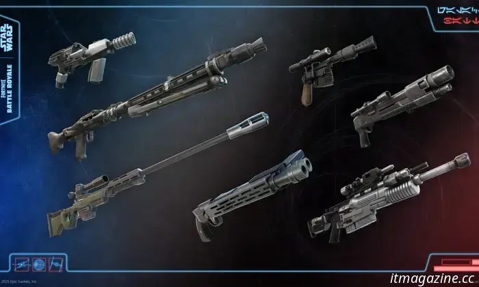Tutte le armi di Fortnite Star Wars e come ottenerle