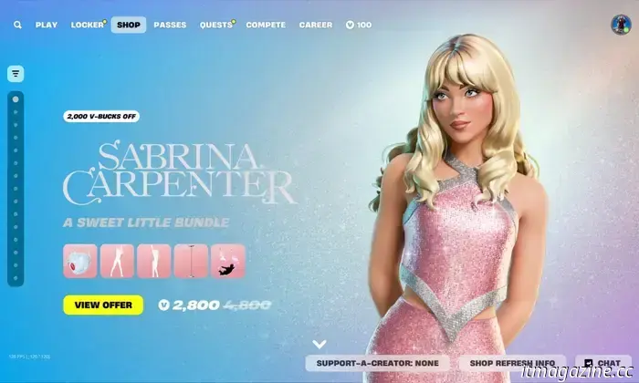 Как получить скины Сабрины Карпентер в Fortnite