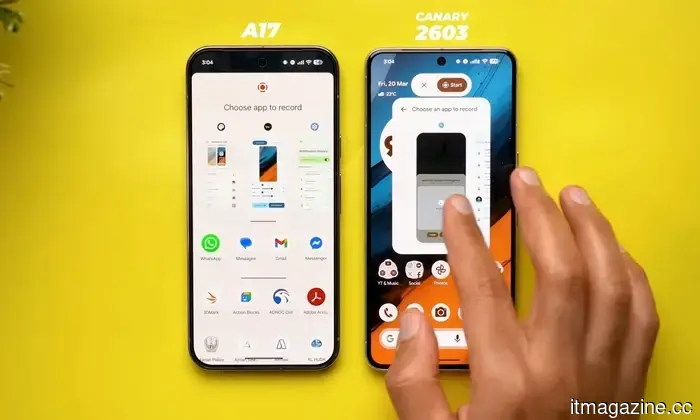 The Android Canary update introduces significant modifications, though nothing is assured.