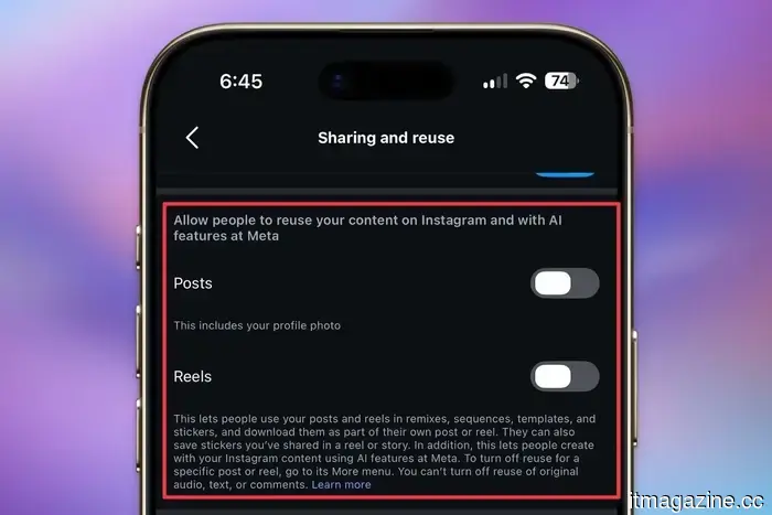 Instagram is allowing users to create AI-generated images of themselves. Here's how you can prevent it.