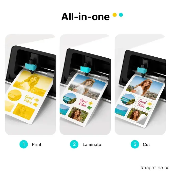 Liene PixCut S1 combines printing and cutting to simplify creative projects.