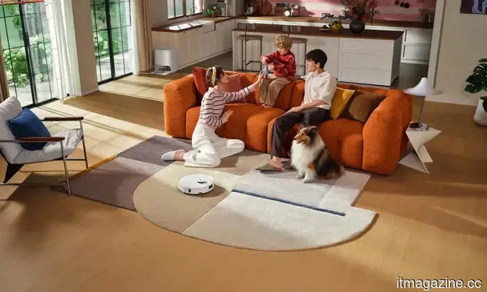 Roborock's latest robot vacuum is able to detach its own mops prior to vacuuming carpets.