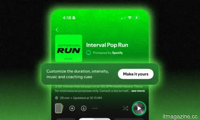 La nuova Modalità Corsa di Spotify porta le playlist per l'allenamento a un altro livello