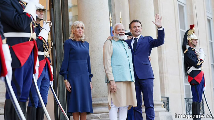 Macron and Modi seek the support of tech CEOs in the competition for AI infrastructure.