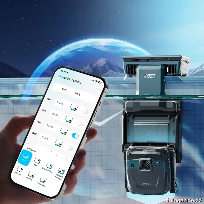 WYBOT S3: The First Ever Self-Emptying Pool Cleaner Redefines Pool Maintenance from a Chore to a Luxury Experience.