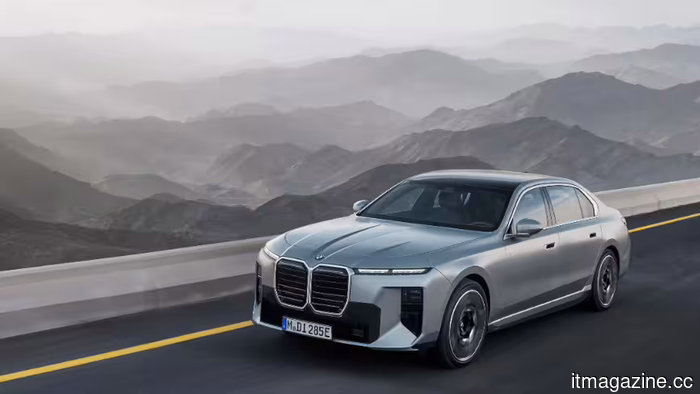 The BMW i7 facelift introduces Gen6 cells from Rimac, offers a range exceeding 350 miles, and replaces Level 3 with a more affordable Symbiotic Drive.