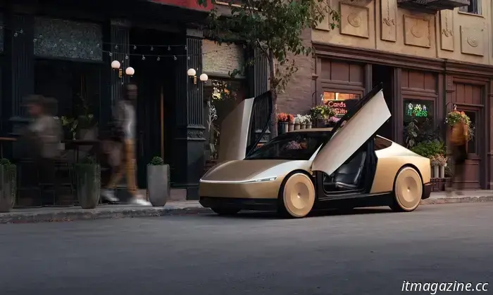 Robotaxis en acción: el Cybercab de Tesla atraviesa el tráfico de Austin