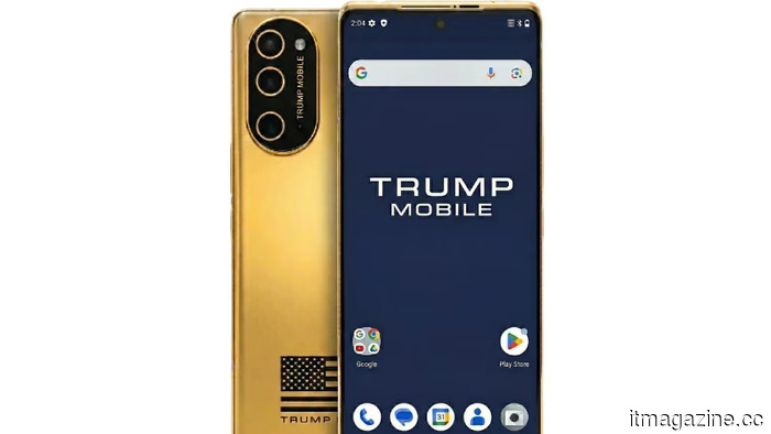 The Trump Mobile T1 was intended to be manufactured in the United States. Instead, it is a Taiwanese phone that features a gold finish.