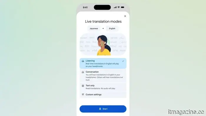 iPhone users can now access live translation on their headphones via Google Translate.