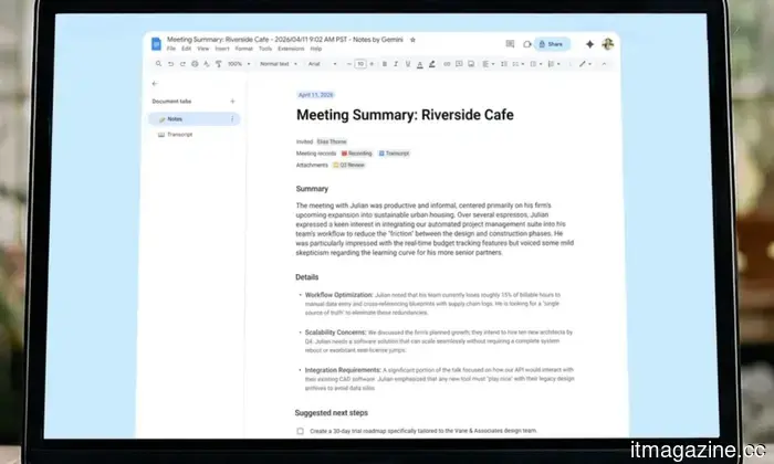 Google Meet will soon take notes for you, even during in-person meetings.