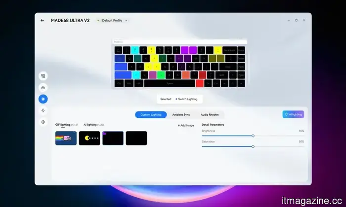 I found a strange MelGeek lighting function and transformed my keyboard into Tetris.