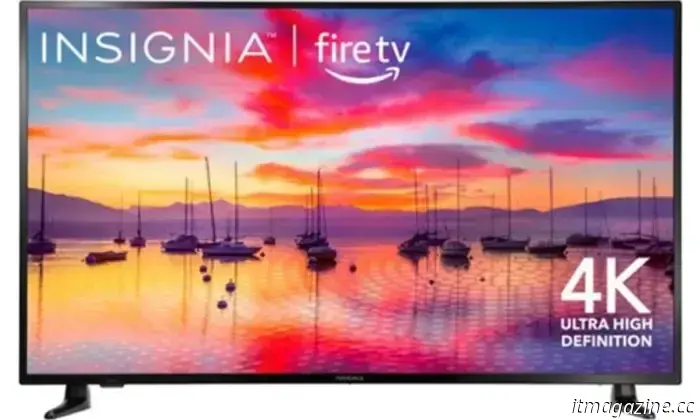 Today, this Insignia 65-inch 4K TV is priced at just $300.