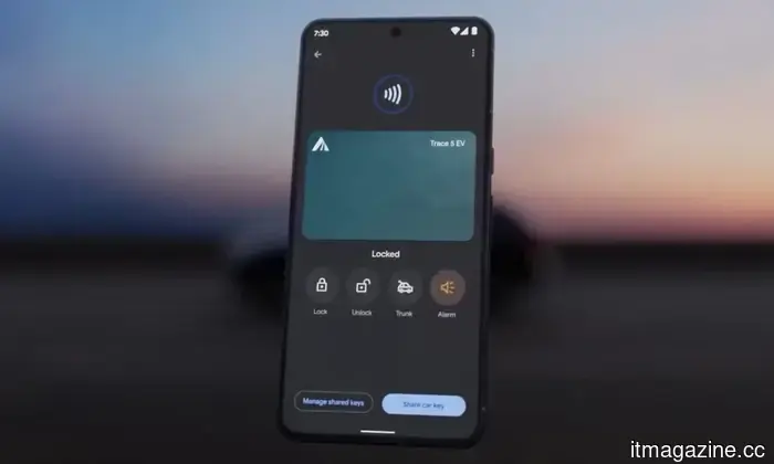 Google Wallet теперь позволяет вам делиться вашим цифровым ключом от автомобиля с настраиваемыми уровнями разрешений